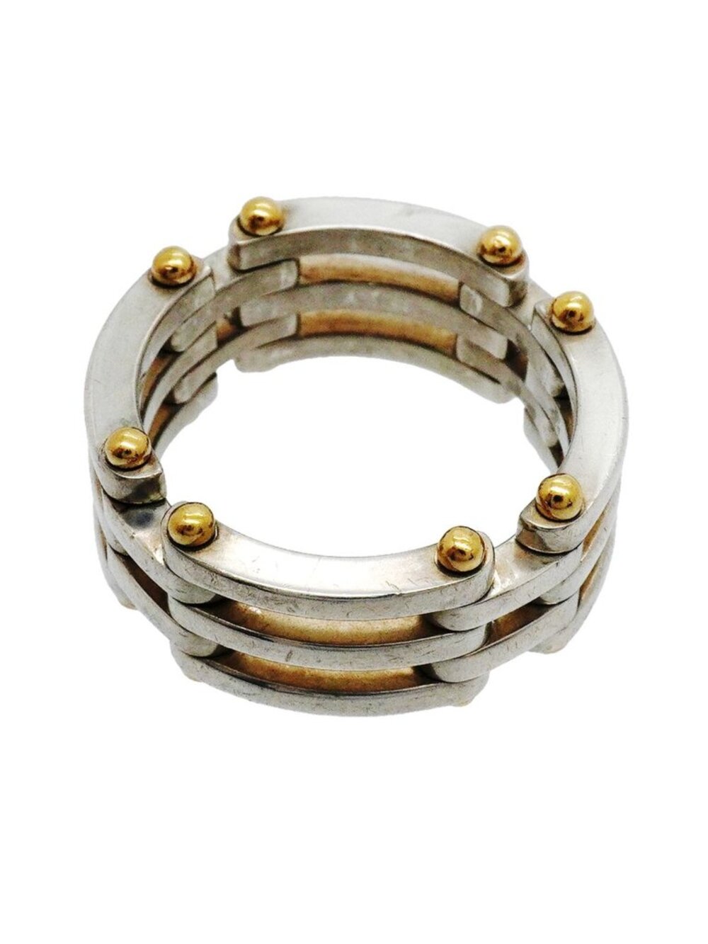Tiffany & Co Ring Gate 18k Yellow Gold 925 Sterling Silver